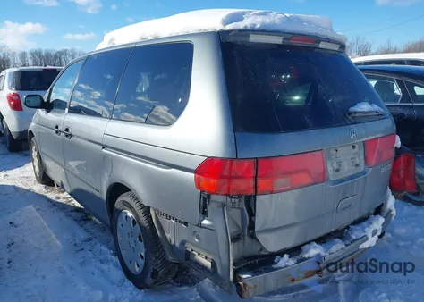 2000 Honda Odyssey Lx z USA, uszkodzony, nr VIN 2HKRL1859YH598902